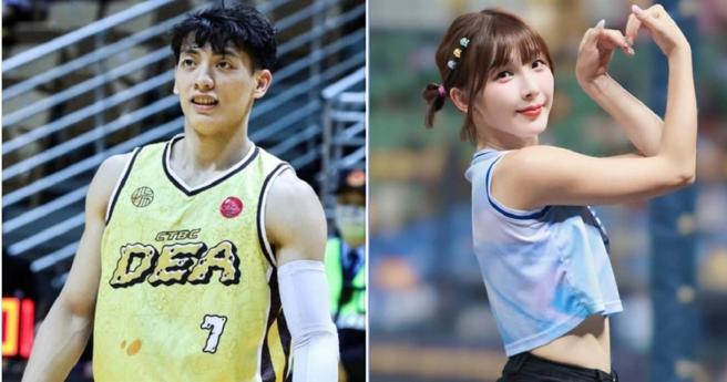 鲜肉球员魏嘉豪（左）与啦啦队员林可备本刊直击返家约会。（图／取自IG）