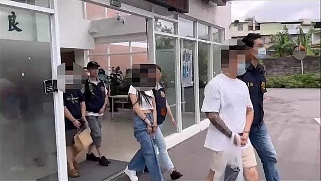 刑事局将以蔡嫌为首的诈团等相关人士逮捕归案。（照片 / 刑事局提供）