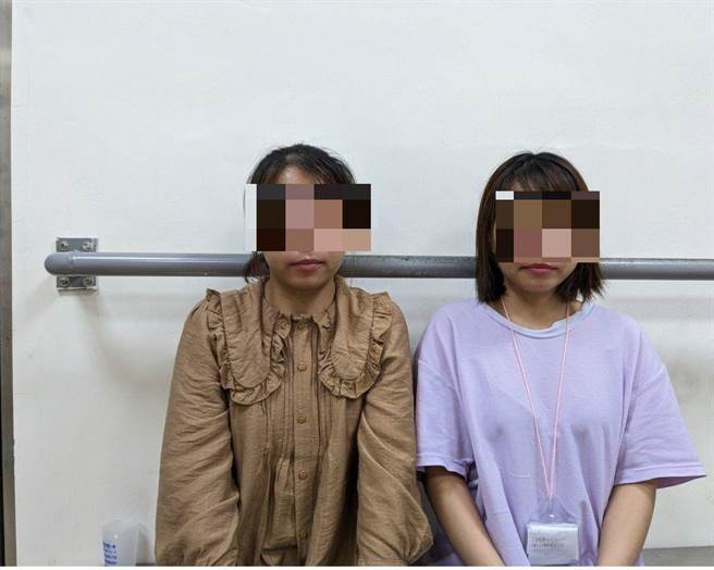 越南籍孙姓双胞胎姊妹。（宜兰县专勤队提供／吴佩蓉宜兰传真）
