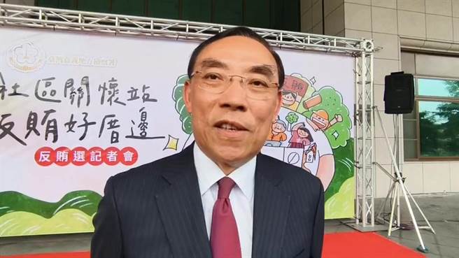 法务部长蔡清祥鼓励民眾检举境外势力介入明年大选拿奖金。（廖素慧摄）