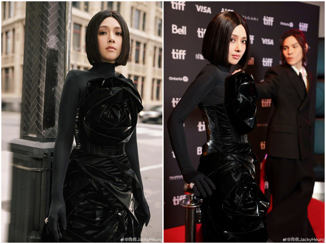 网友看不习惯郭碧婷的新造型。（图／微博@向佐）