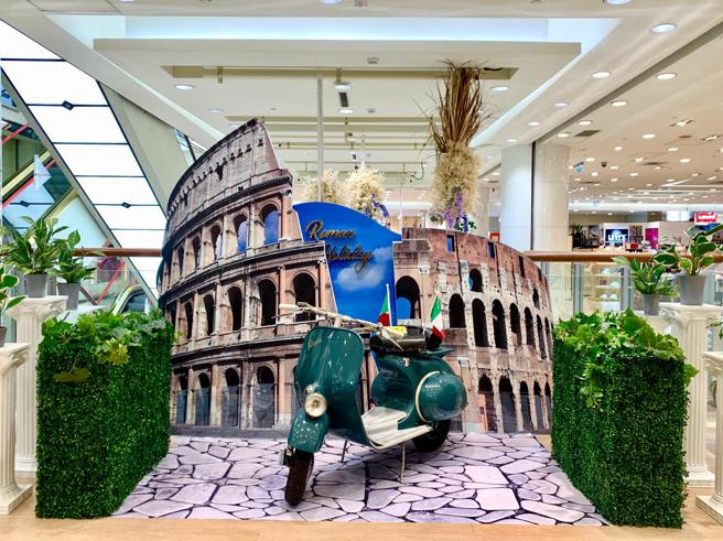 SOGO復兴馆6F罗马时光漫游打卡点。（SOGO提供）