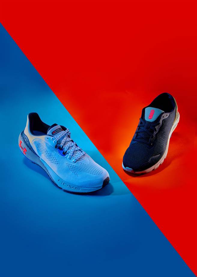 UNDER ARMOUR HOVR Machina 3(左)、HOVR Sonic 6标榜因应不同跑步训练项目与计画所打造，分别为4980元、3980元。（UNDER ARMOUR提供／朱世凯台北传真）
