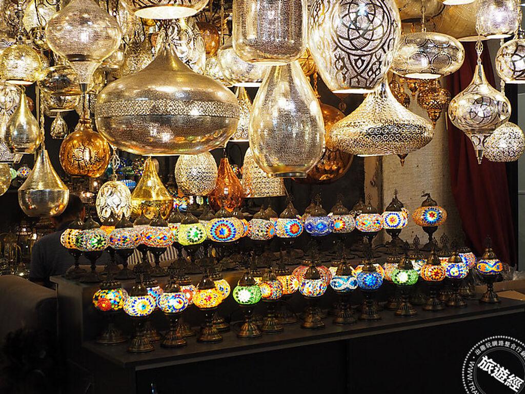 土耳其馬賽克燈。（洪書瑱攝）