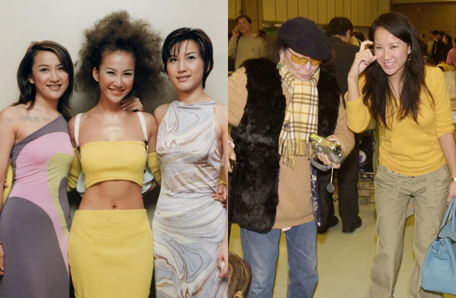 李玟二姊李思林（左圖左）表示，母親很難走出失去女兒的傷痛。（圖／中時資料照片）