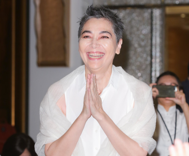 人郭台銘今（14）日宣布，他的副手是藝人隋棠的婆婆、歌手賴佩霞。（中時資料照，吳松翰攝）