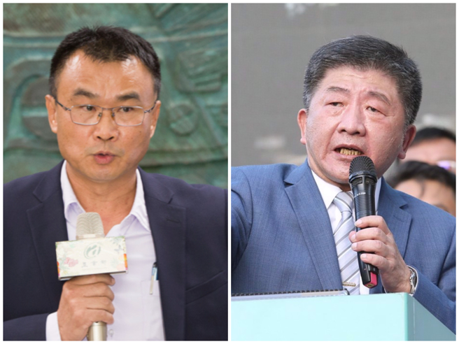 陳吉仲、陳時中。（中時資料照合成）