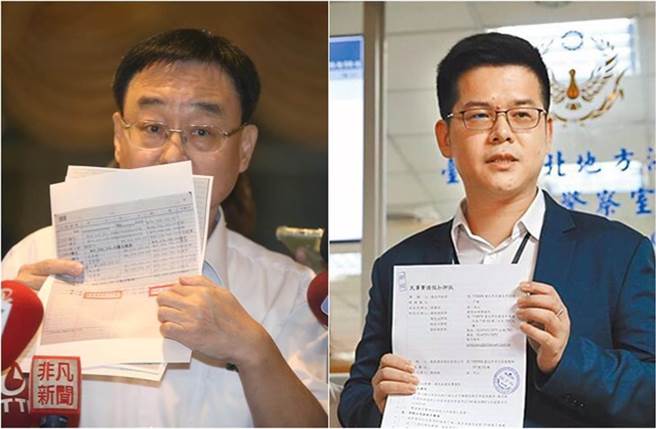 左為基泰建設總經理馮先勉、右為台北市法務局長連堂凱。（合成圖／本報資料照片）