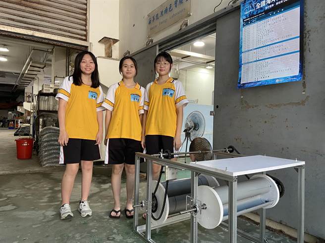 ▲安乐高中同学参加全国海洋能创意实作竞赛高中组获得亚军。（基隆市政府提供／徐佑升基隆传真）