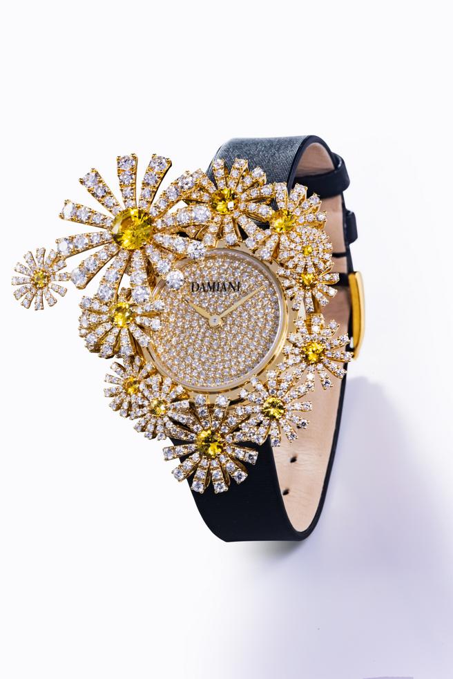 DAMIANI Margherita玛格丽特18K金镶钻珠宝表，223万元。（DAMIANI提供）