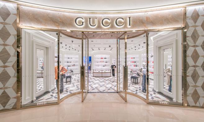Gucci台北101旗舰店将于15日正式对外开幕。（Gucci提供/林欣仪台北传真）