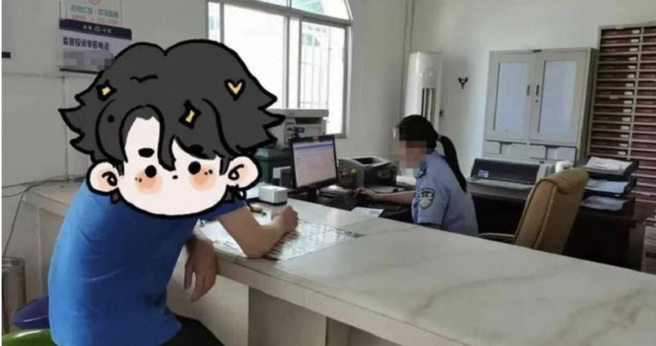 李男独自扶养自己与女友的女儿，报户口时做亲子鑑定才发现不是亲生，他决定偽造鑑定书但被识破，遭警方拘留5天。（图／抖音）