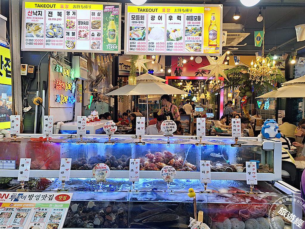 海鮮絕對是到釜山必吃。（洪書瑱攝）