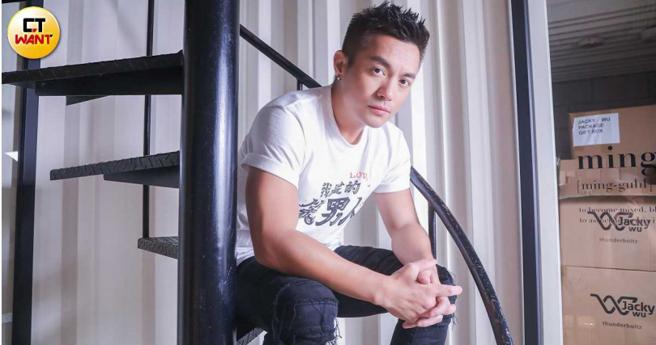 范逸臣对感情态度低调，自认是个痴情种。（图／赵文彬摄）