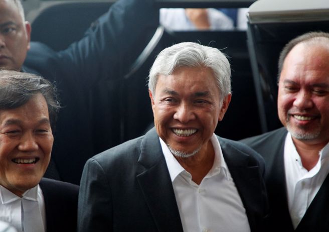 马来西亚「副首相阿末扎希（Ahmad Zahid）。(图/ 路透社)