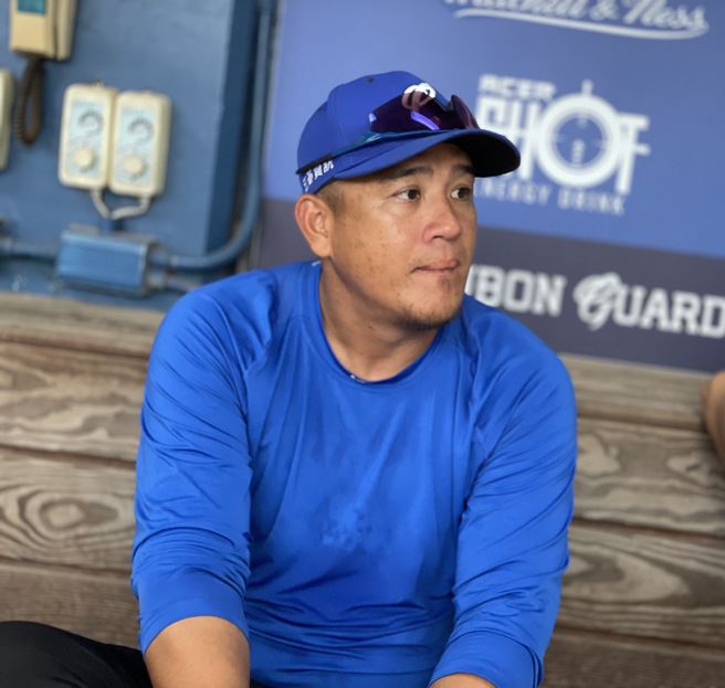 富邦悍将蒋智贤。（资料照，毛琬婷摄）