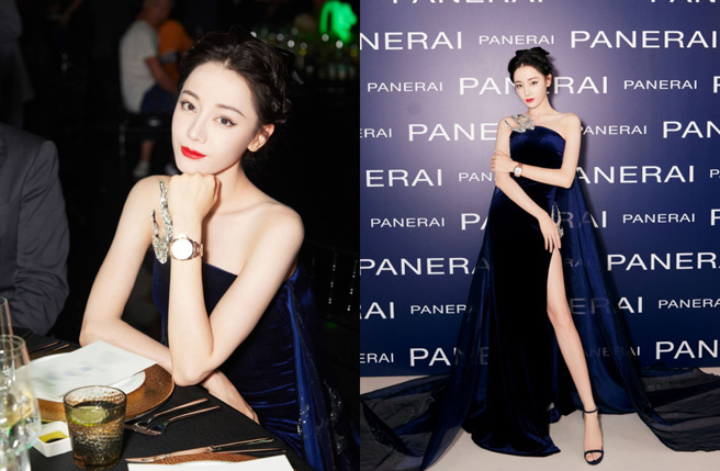 迪丽热巴出席活动美貌惊人。（图／取自嘉行迪丽热巴工作室微博）