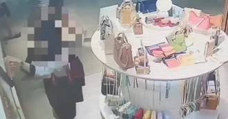 台北京站地下商場2精品包遭竊 警方鎖定短裙長髮女查緝中