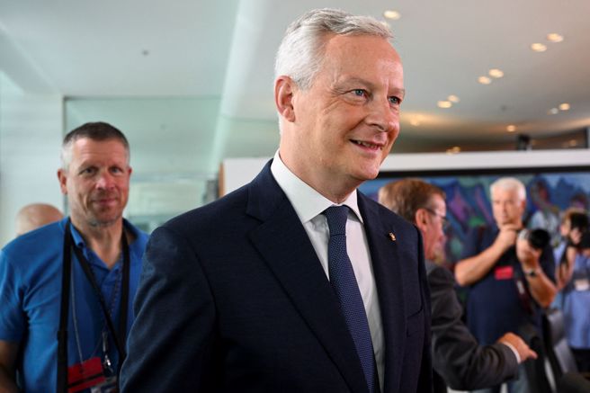 法國經濟財政部長勒麥爾（Bruno Le Maire）。(圖/路透社)