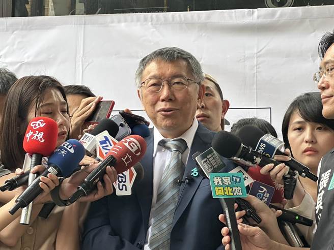 民眾黨總統參選人柯文哲。（楊亞璇攝）