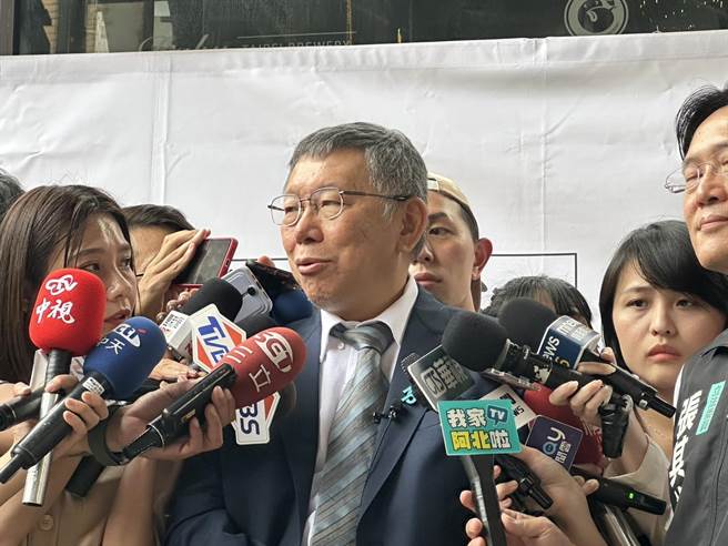 民眾黨主席柯文哲。（楊亞璇攝）