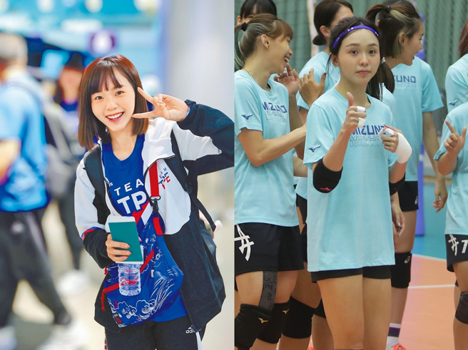 有「排球甜心」封号的廖苡任。（图／体育署提供、中时资料照）