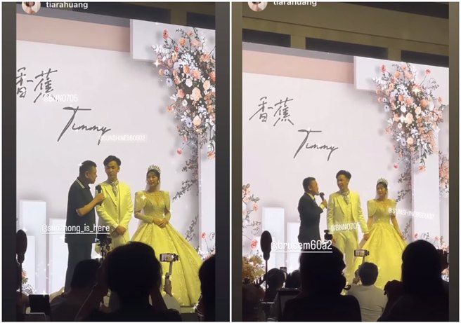 孙德荣（左）、陈为民送上祝福。（图/香蕉IG）