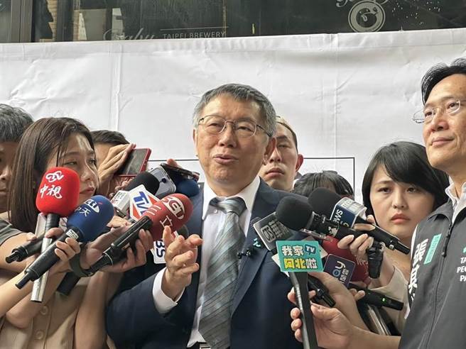 民眾黨主席、總統參選人柯文哲。（楊亞璇攝）