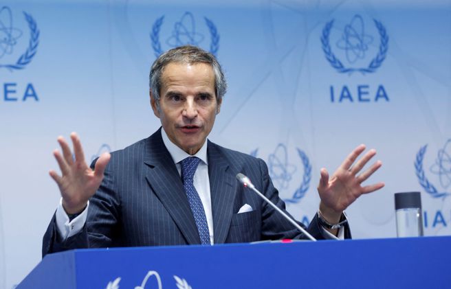 联合国国际原子能总署（IAEA）署长葛罗西（Rafael Grossi）。（图／路透社）