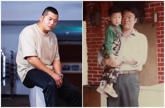 草爺回憶父親（右圖右）十分疼愛他。（羅永銘攝、草爺提供）