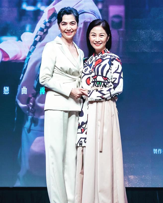 赖佩霞过去出席电影记者会时也穿着GIOIA PAN潘怡良作品。（摘自GIOIA PAN潘怡良脸书粉专 /林欣仪台北传真）