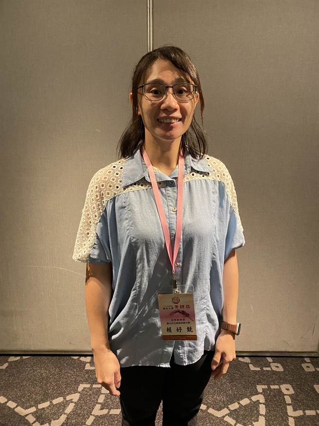 台北市南港高中特教班老师赖妤甄获得今年第12届「教育大爱菁师奖」。（林志成摄）