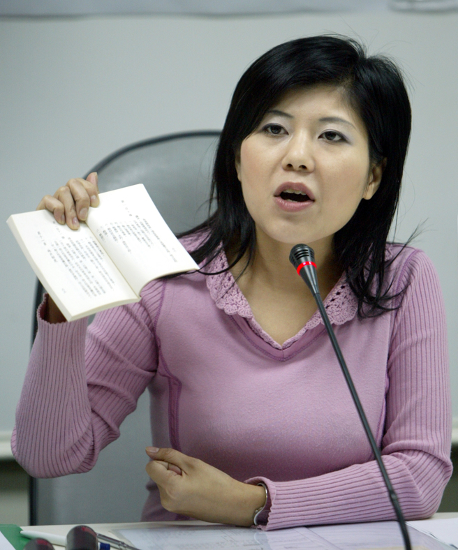 前民进党立委谢欣霓。（资料照片）