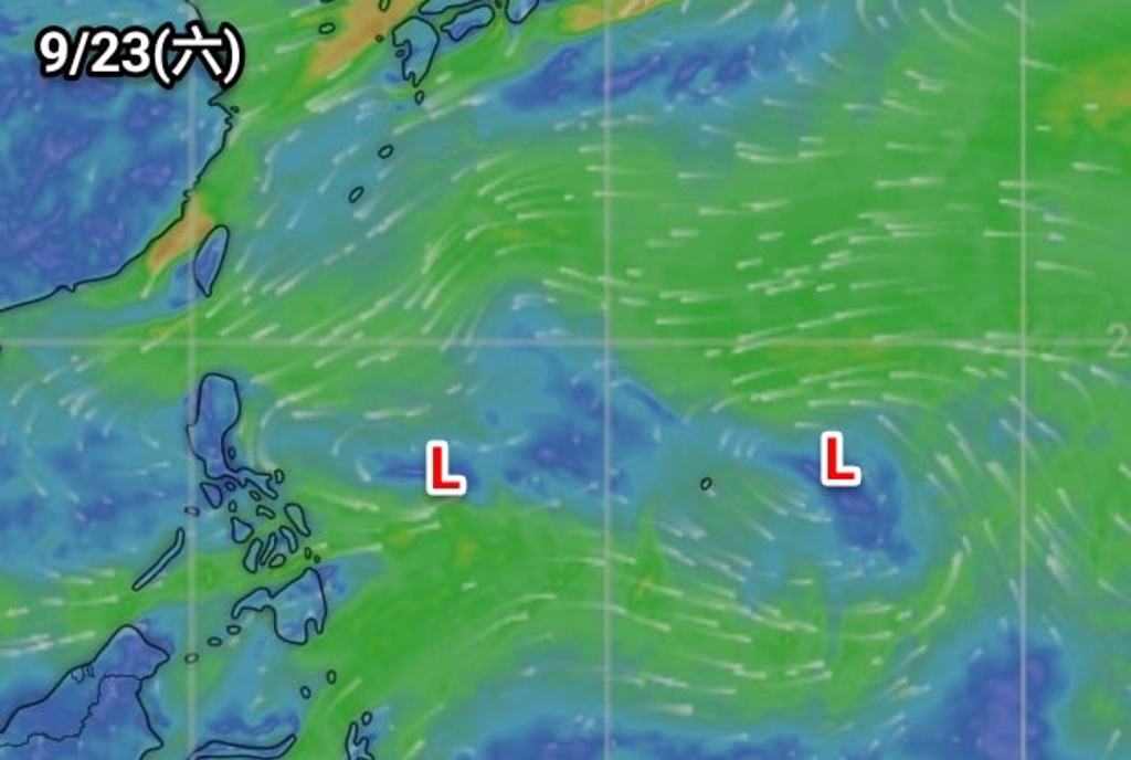 4天後菲律賓東方海面逐漸建立「颱風窩」，需要再花個幾天整合孵出颱風。(翻攝自觀氣象看天氣FB)