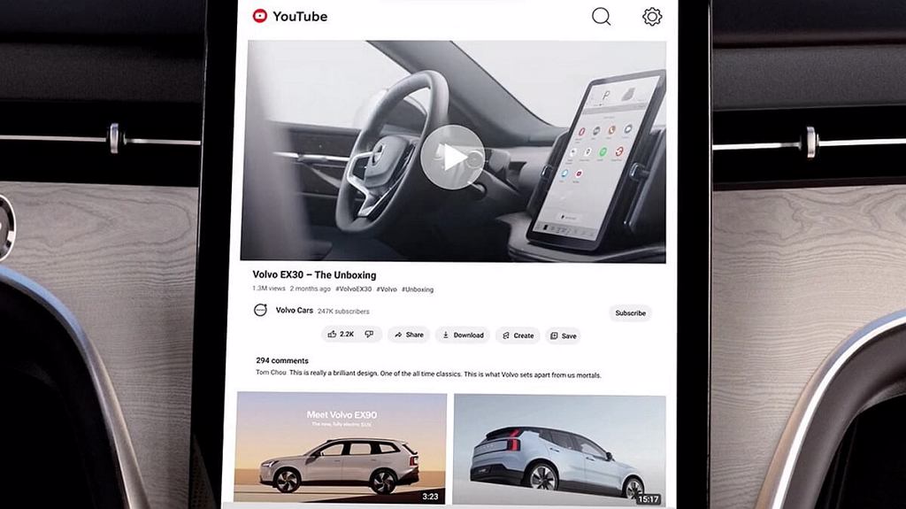 即日起可透過Prime Video和YouTube在Volvo汽車中欣賞串流影音更多內容(圖/carstuff)