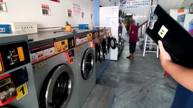 住宅区洗衣店夜间洗衣烘衣所产生的噪音会影响社区安寧（图／高雄市环保局）
