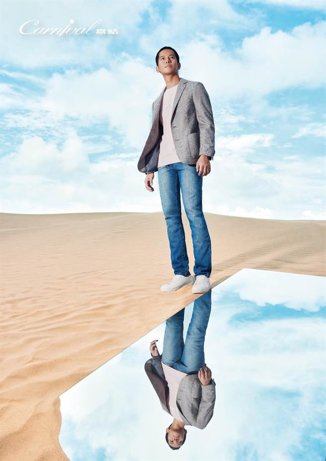 嘉裕Carnival以全新概念店进驻裕隆城，除了开卖西服外，也推HALF ME休閒服装和FACEO男士护肤保养品。（嘉裕Carnival提供／朱世凯台北传真）