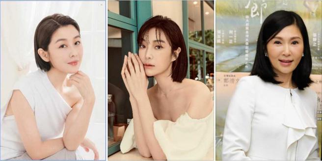 李维维（左起）、蔡淑臻、张玉嬿都单身多年没有遇到适合的对象。（图／取自脸书、本刊摄影组）