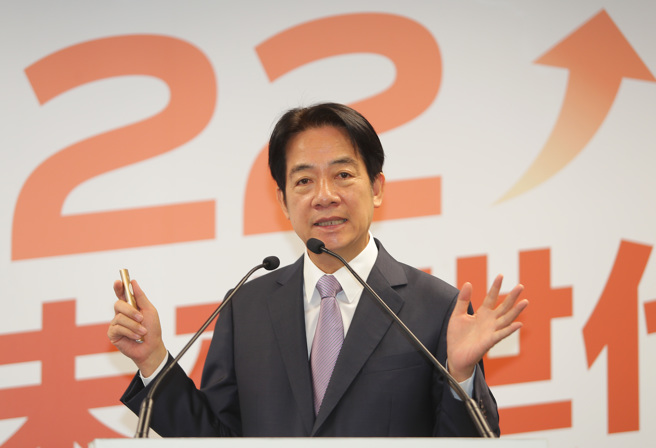 民進黨總統參選人賴清德。（資料照,季志翔攝）