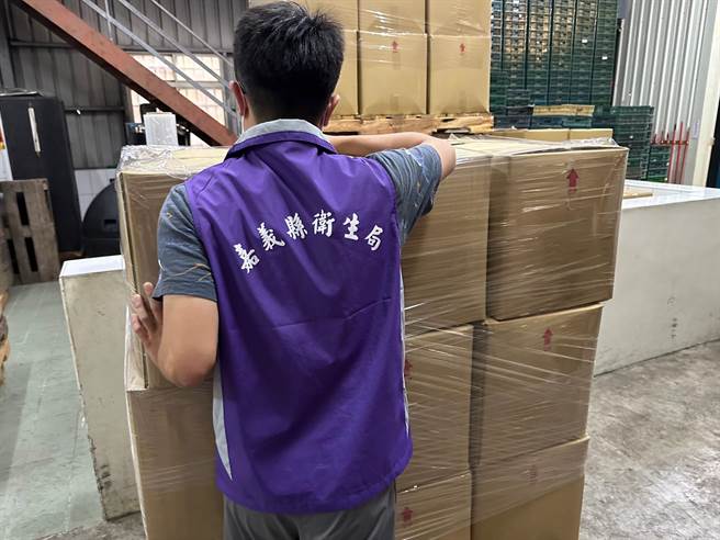 嘉义县今针对全县唯一1家从事液蛋及蛋粉制造工厂进行查核，初步清查无异状。（嘉义县政府提供∕吕妍庭嘉义传真）