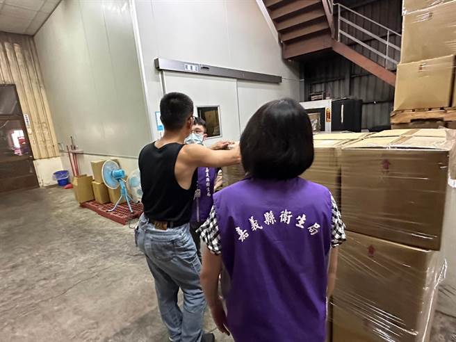 嘉义县今针对全县唯一1家从事液蛋及蛋粉制造工厂进行查核，初步清查无异状。（嘉义县政府提供∕吕妍庭嘉义传真）