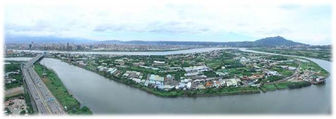 台北市地政局表示，目前先规画引入专案管理团队整合工程介面，逐步实现社子岛未来愿景。（黄敬文翻摄）