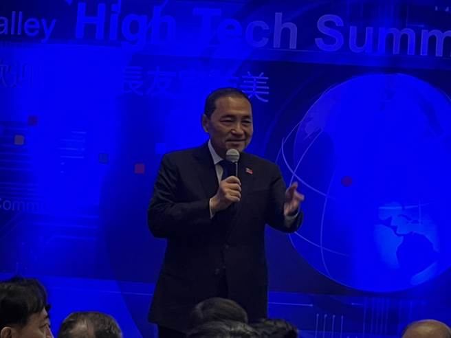 国民党总统参选人侯友宜。（周毓翔摄）