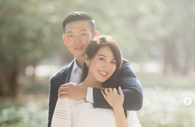 啦啦队女神Peggy闪婚当少奶奶，老公被起底是「南台湾建商二代」。（图／Peggy Instagram）