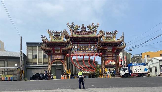 白沙屯拱天宫为庆祝建庙160周年，将在9月23日中秋节当天，举办慈晖映沙墩活动。（警方提供／李京升苗栗传真）