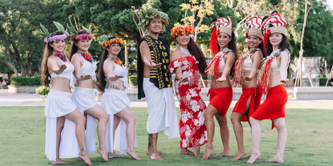 舞台表演Te Natira'a南岛大溪地艺术工作室。(臺东县政府提供)