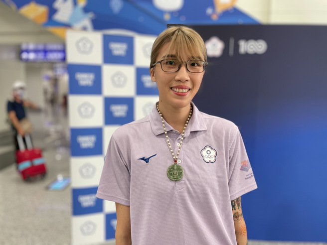 拳击女将黄筱雯。（毛琬婷摄）