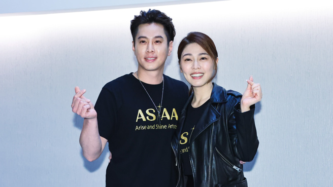 白家绮与丈夫吴东谚又有着「演艺圈高顏值夫妻檔」的美称。(图／中时资料照)