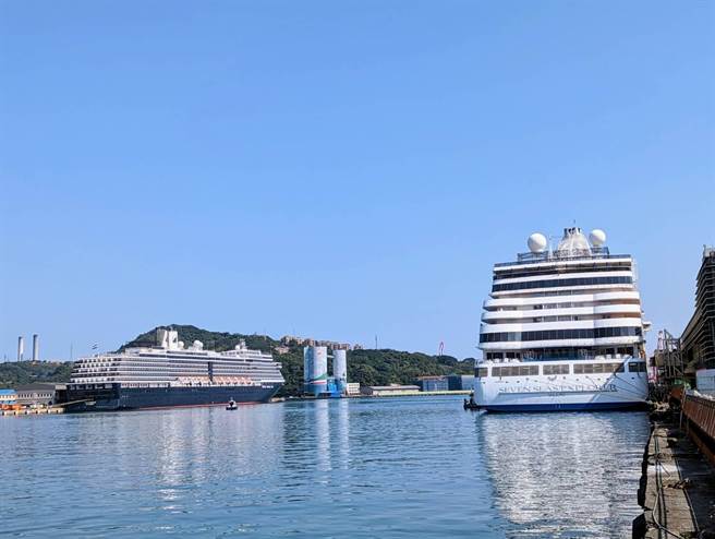 基隆港务分公司表示，今年1至8月国际邮轮旅客人数近19万人次，想恢復到疫情前荣景，预估要等到2025年。（张志康摄）