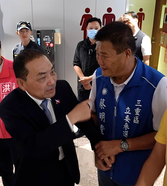 国民党三重区立委参选人蔡明堂对侯友宜此次访美的成果表达高度肯定。（蔡明堂提供）